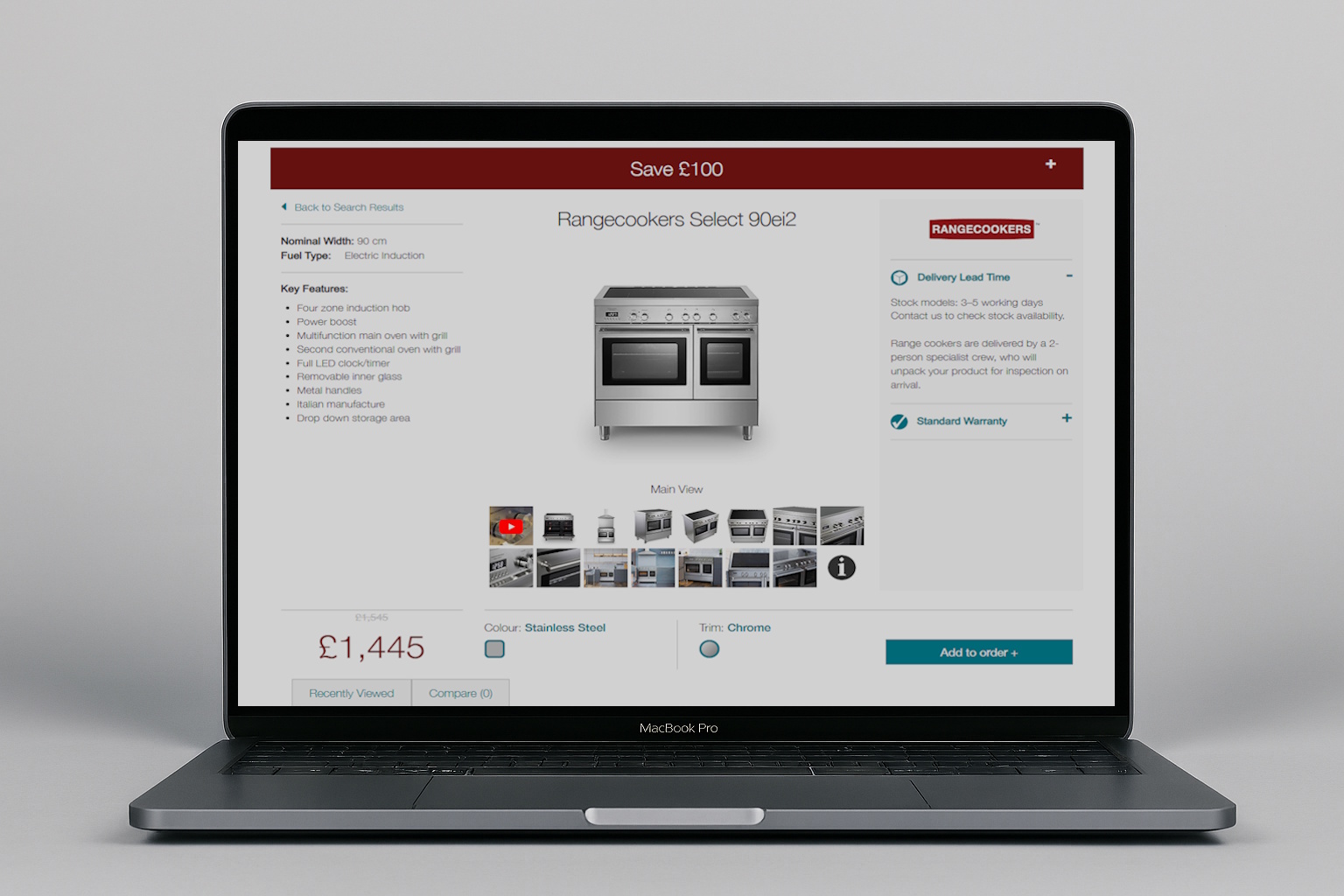 Umbraco retail website example