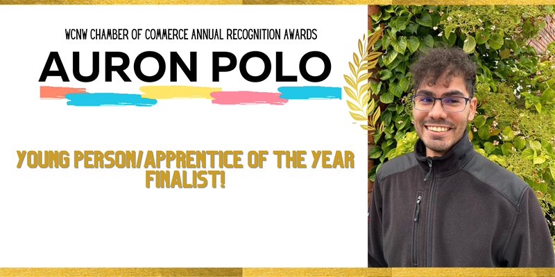 A finalist in the Chamber of Commerce Annual Awards!