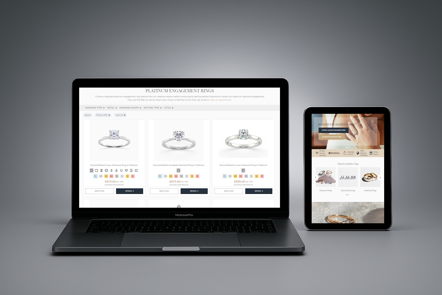 Example Umbraco e-commerce website